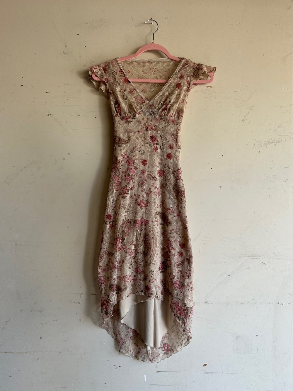 Vintage 90s y2k rampage floral lace fairy dress